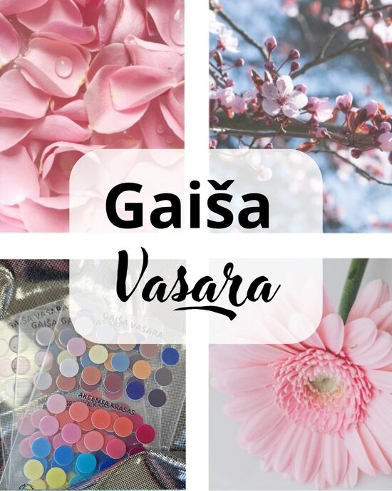 Krāsu karte - Gaiša Vasara