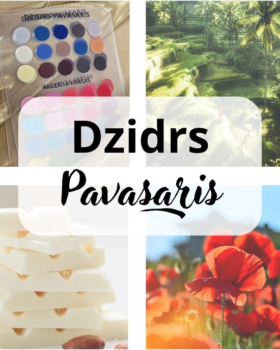 Krāsu karte - Dzidrs Pavasaris