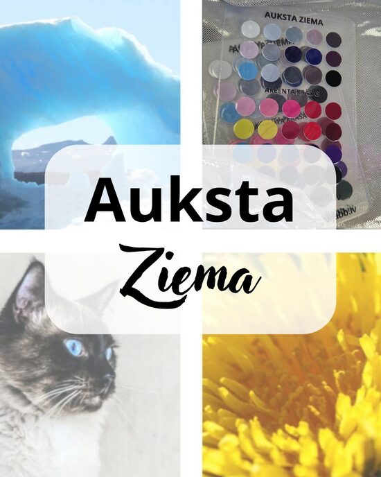 Krāsu karte - Auksta Ziema